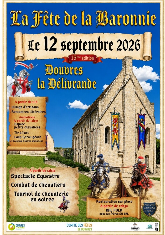 12 septembre 2026 Fête de la Baronnie de Douvres la Délivrande