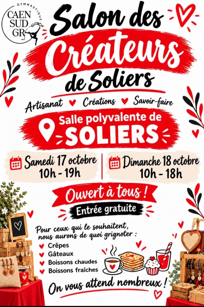 17 et 18 octobre Marché de la création de Soliers